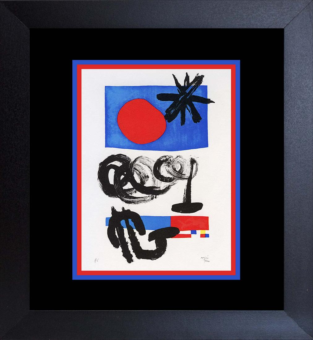 Joan Miro Color Plate Lithograph 1962 Maeght Paris (1 of 1)