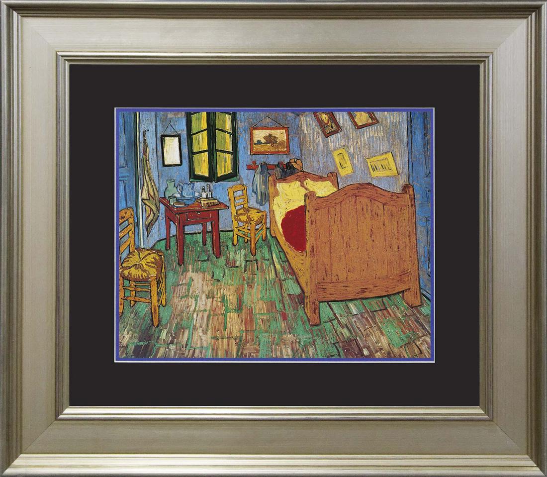 Vincent Van Gogh's Bedroom 1889 Color Plate Lithograph (1 of 1)