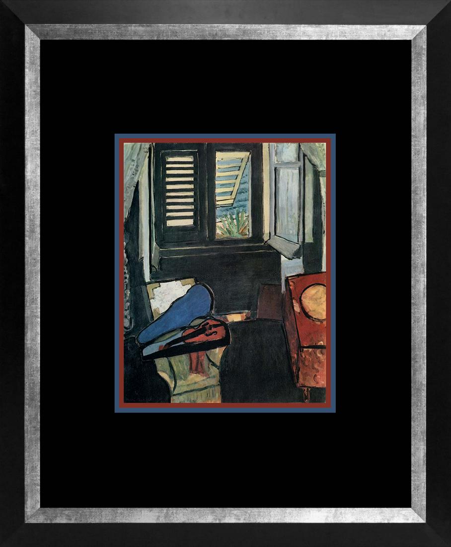 Henri Matisse Color Plate 1957 Lithograph: Henri Matisse Color Plate 1957 Lithograph. Paris. Approx 24x20 inches professionally framed.Includes certificate of authenticity.