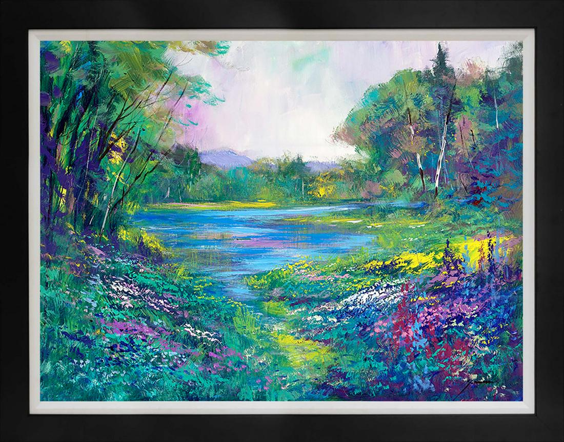 Michael Schofield Landscape Mixed Media Original on canvas (1 of 1)
