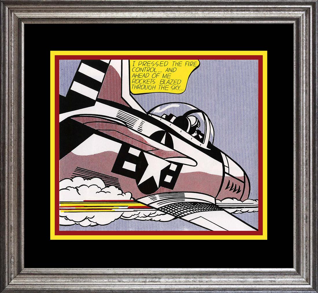 Roy Lichtenstein Color Plate Lithograph (1 of 1)