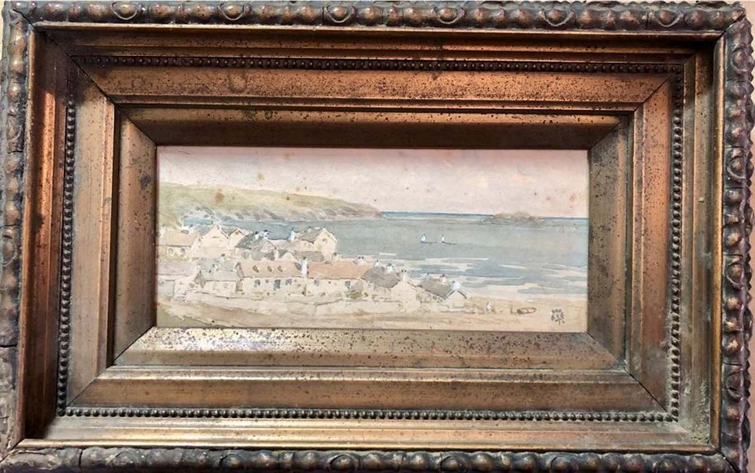 Artist: James Abbott McNeill Whistler ( 1834-1903) Technique: Watercolor on paper Title: Playa con (1 of 1)