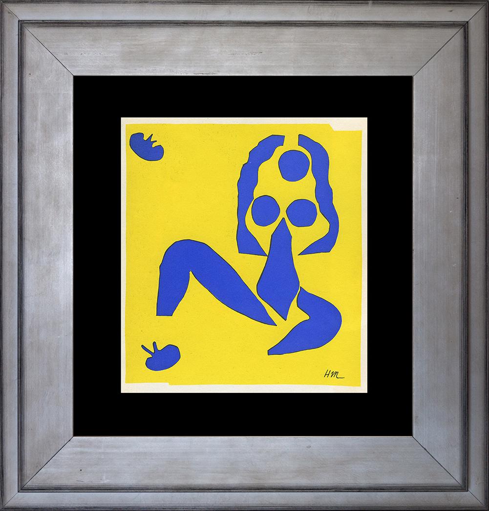 Henri Matisse Lithograph from 1962: Henri Matisse Lithograph from 1958. The signature is in the plate.