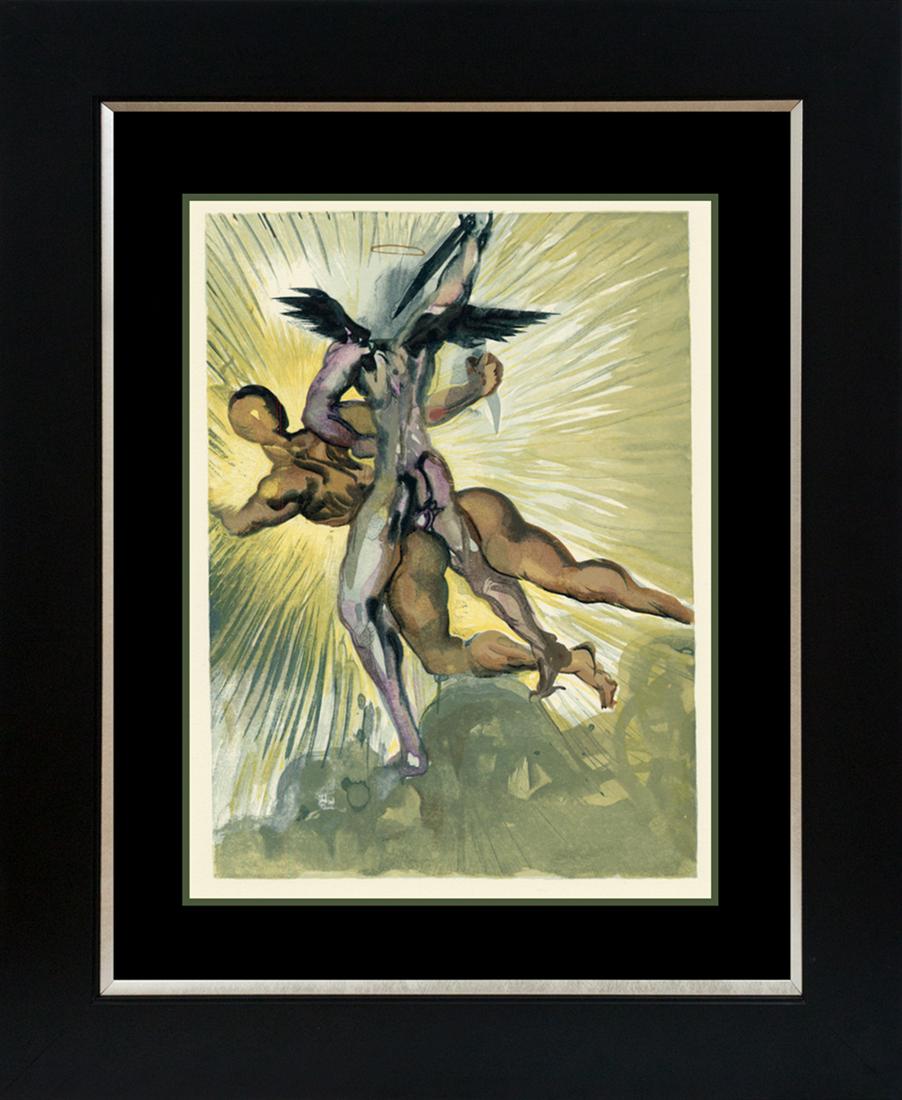 Salvador Dali Divine Comedy Suit Original Wood Block 1960 (1 of 1)