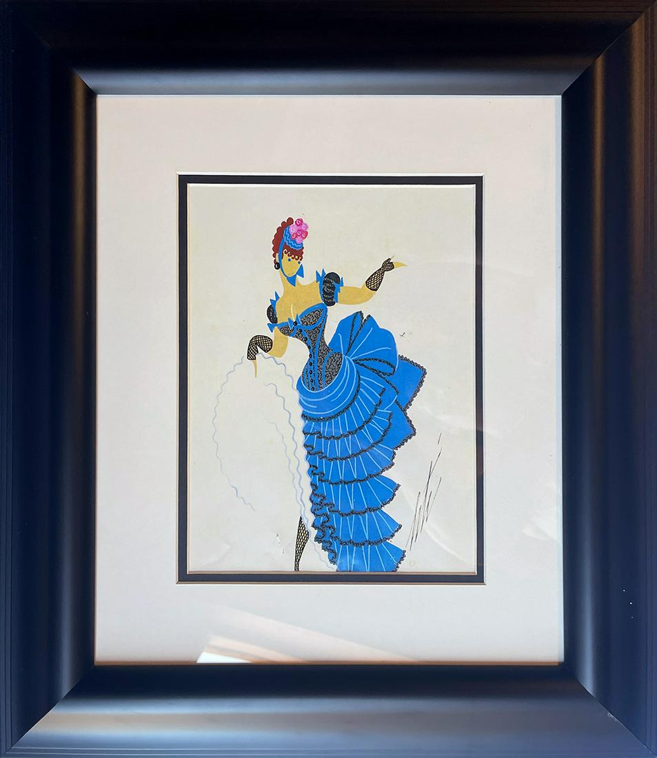 Erte original on paper (1 of 1)