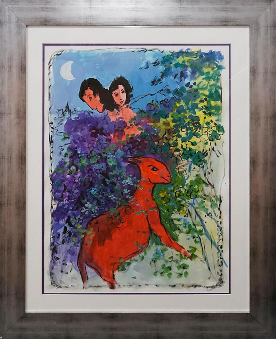 Original on Arches  paper in the manner of Marc Chagall (1 of 1)