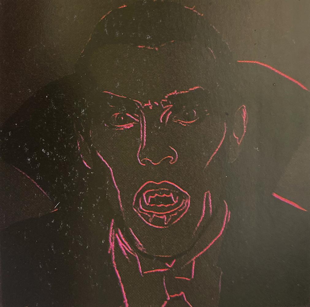 Dracula Andy Warhol Original Silkscreen Serigraph Trial Proof. 1982 (1 of 1)