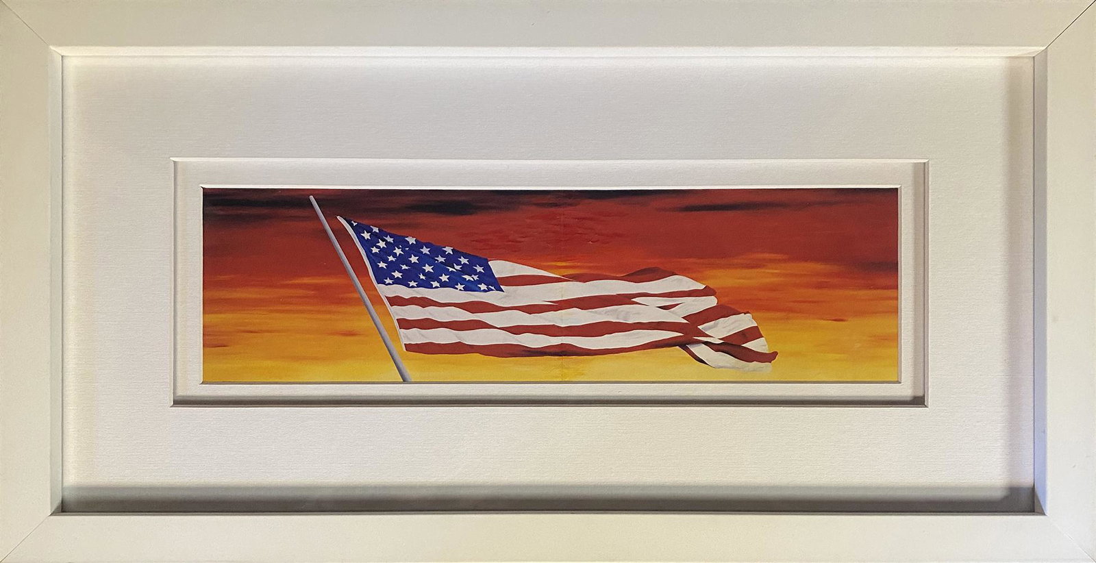 Ed Ruscha Color Plate Lithograph from 1989: Ed Ruscha Color Plate Lithograph from 1989 24x18 inches Custom framed and includes certificate