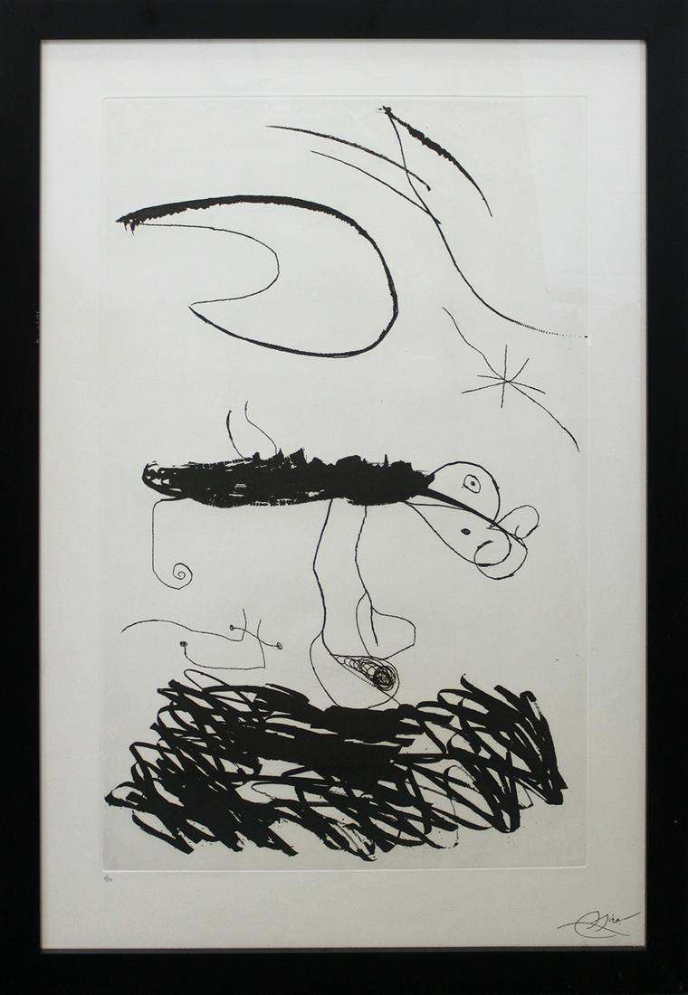 Joan Miro Original Etching (1 of 1)