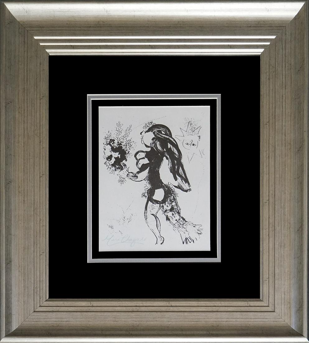 Marc Chagall hand signed lithograph: Marc Chagall Hand signed Lithograph. Lithograph hand signed by Marc Chagall. Approx 24x22 inches. Professionally framed. Includes certificate of authenticity.