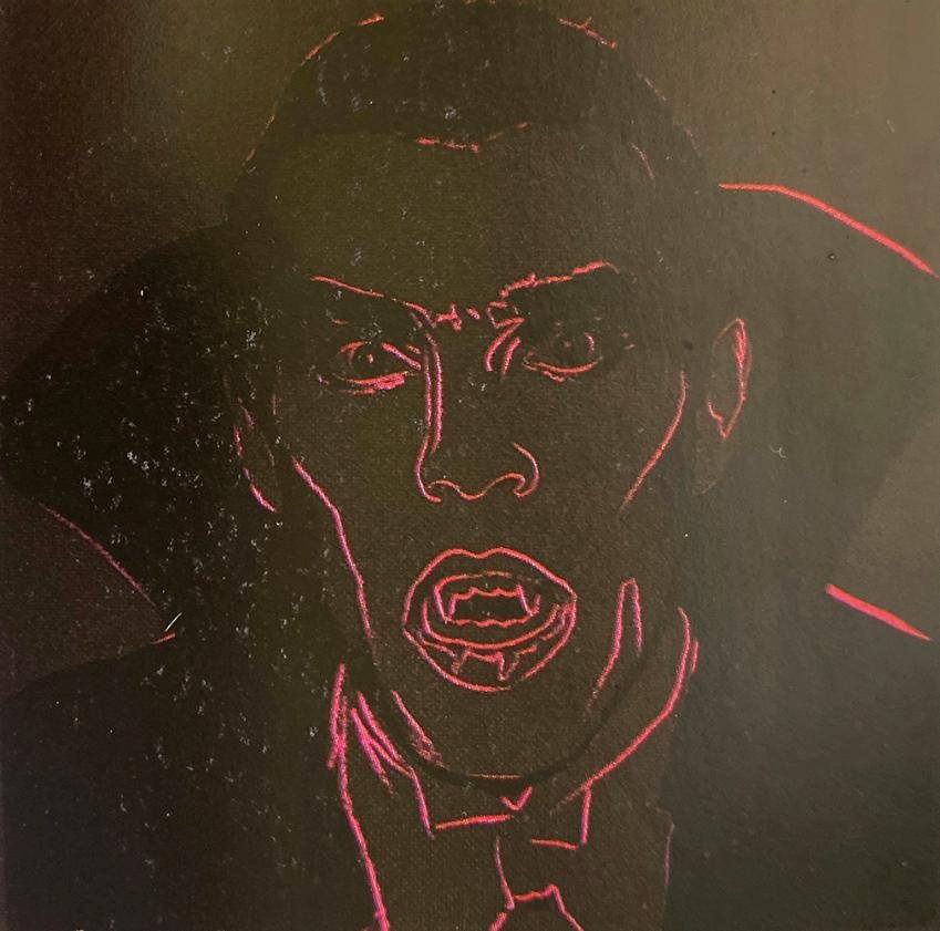 Dracula Andy Warhol Original Silkscreen Serigraph Trial Proof. 1982 (1 of 1)
