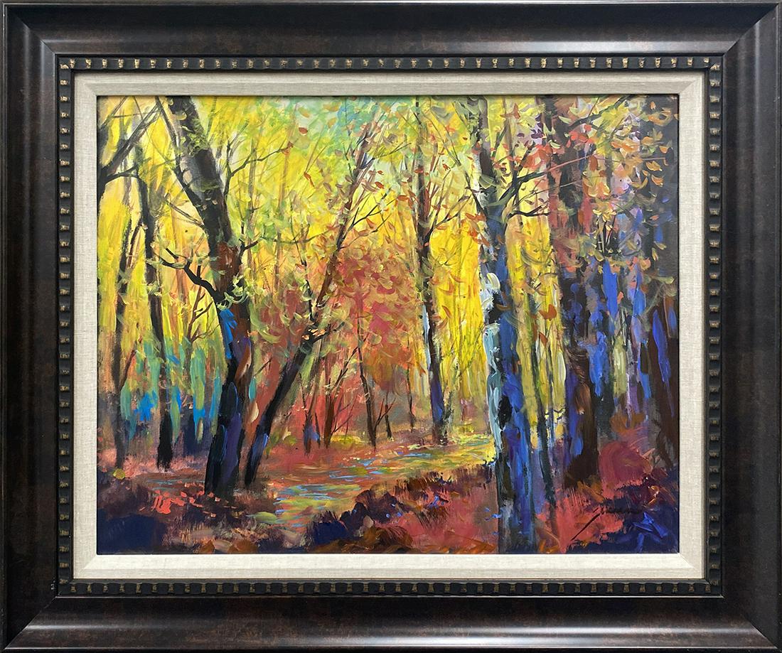 Original mixed media on canvas Michael Schofield Landscape (1 of 1)