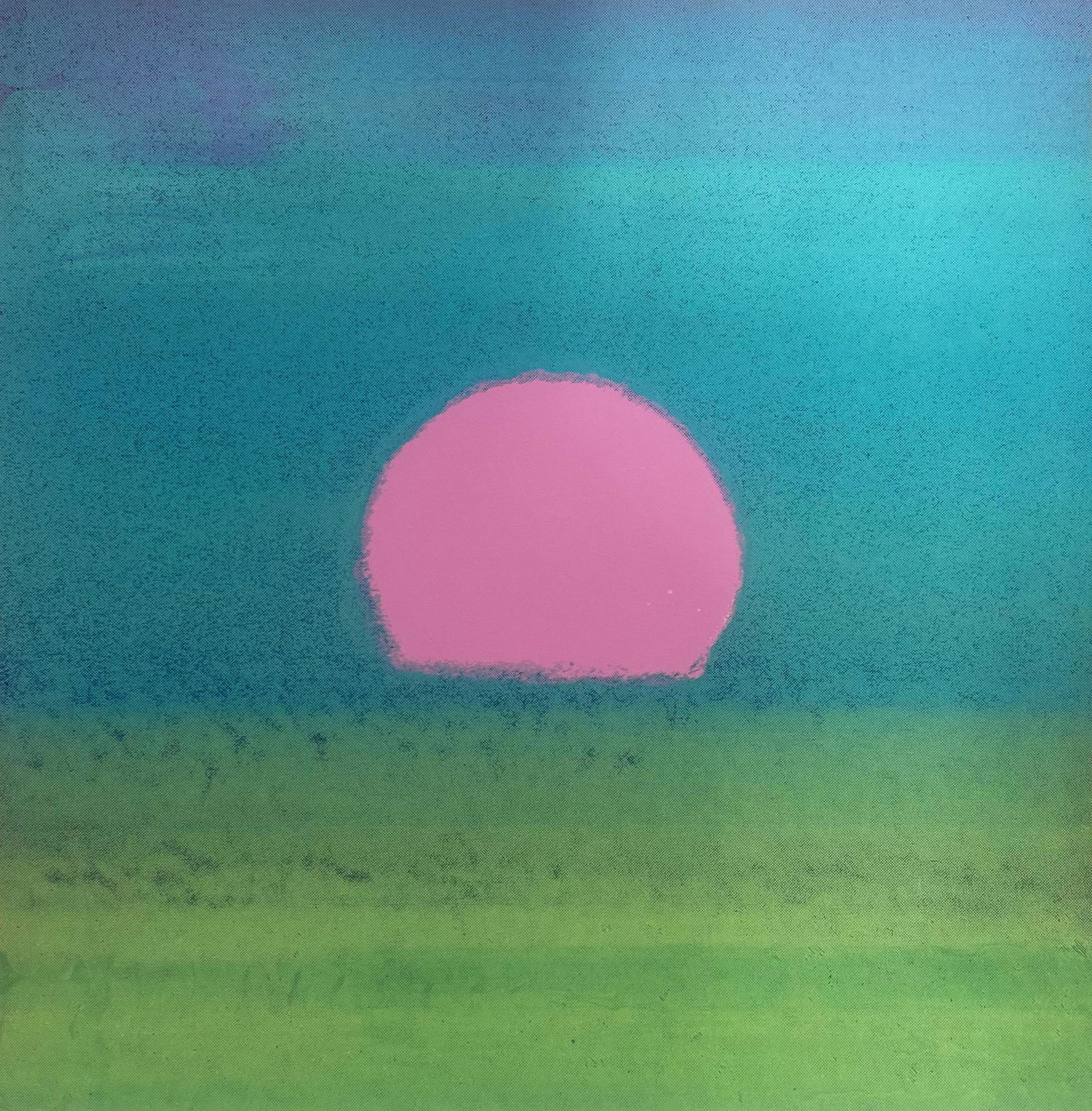 Andy Warhol Sunset Original Serigraph Trial Proof 1974 (1 of 1)