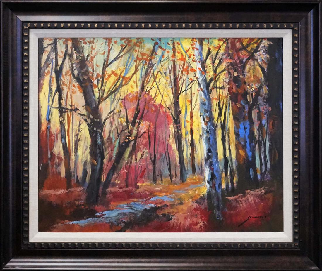 Michael Schofield Original mixed media on canvas Landscape (1 of 1)