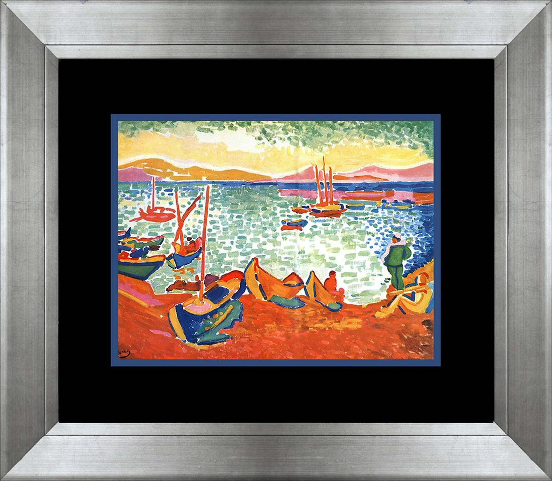 After Andre Derain color plate Lithograph: After Andre Derain Lithograph from 1948. The signature is in the plate. Approx 24x20 inches custom framed and includes documentation