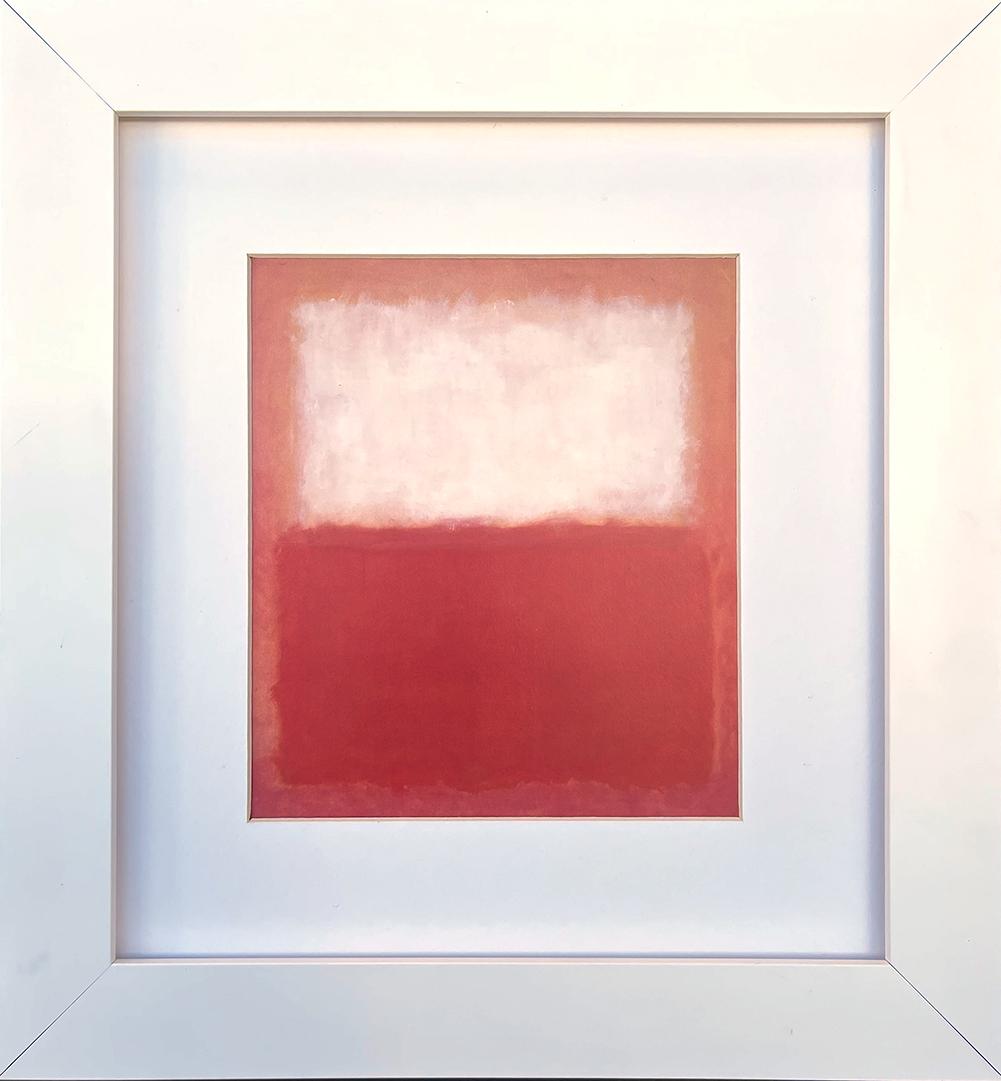 Mike Rothko Color Plate Lithograph: Mark Rothko Color Plate Lithograph from 1982 Approx 20x24 inches. Includes documentation. Custom framed