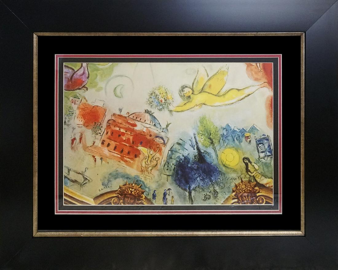 Marc Chagall Lithograph after Chagall Hand signed (1 of 1)