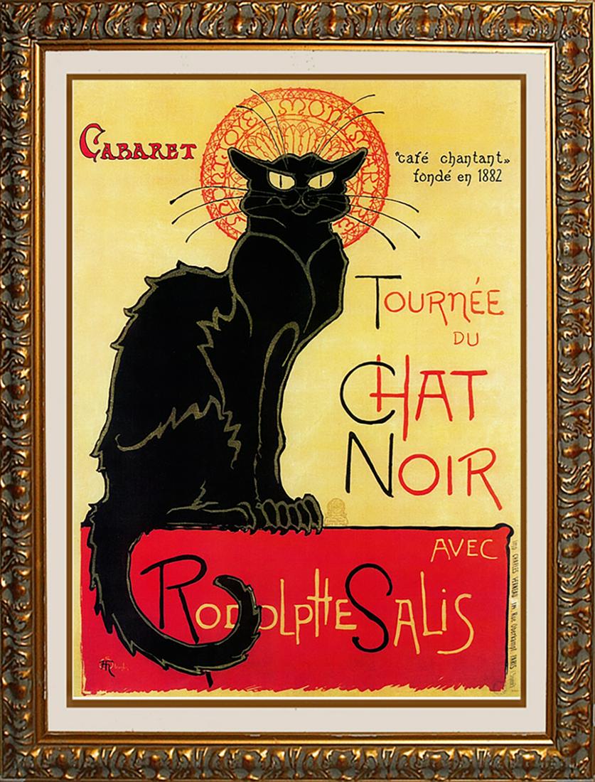 The Black Cat Lithograph after Steinlen (1 of 1)