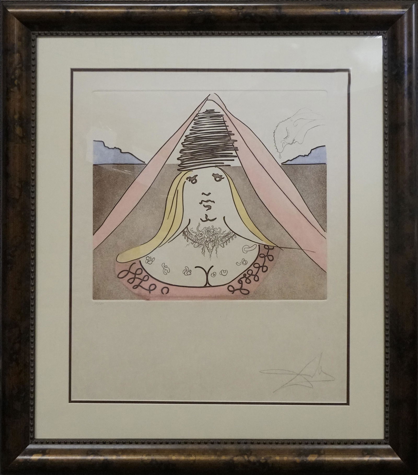 Salvador Dali  Don Quixote Suite  Colored original  Etchings Limited Edition (1 of 1)