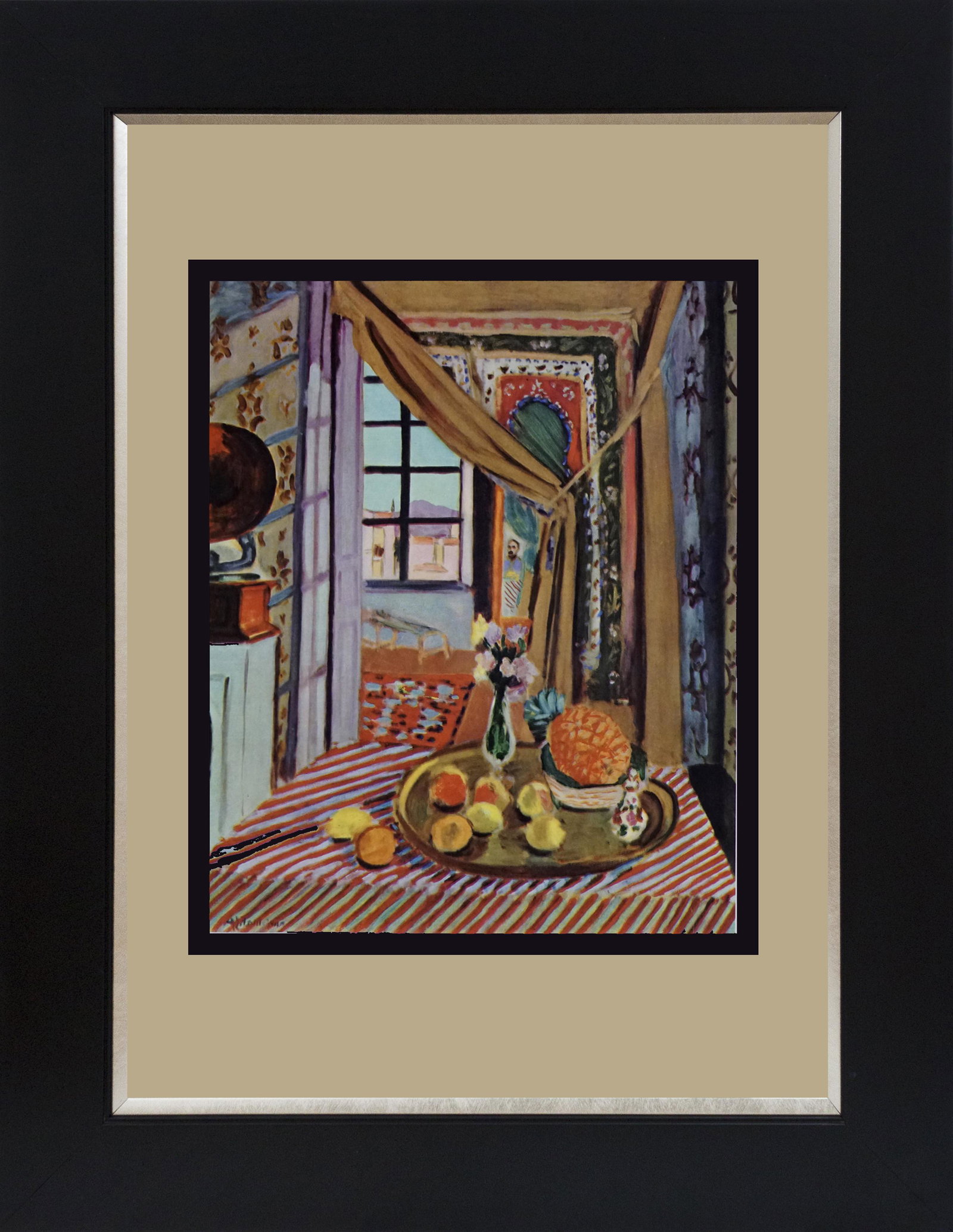 Henri Matisse color plate lithograph after Matisse: Henri Matisse color plate lithograph after Matisse Henri Matisse Lithograph from 1968. Approx 24x20 inches Professionally framed. Includes .