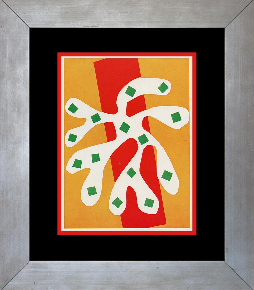 Henri Matisse Lithograph after Henri Matisse: Henri Matisse Lithograph after Henri Matisse Henri Matisse Lithograph from 1967. The signature is in the plate. Approx 22x20 inches Custom framed and includes documentation