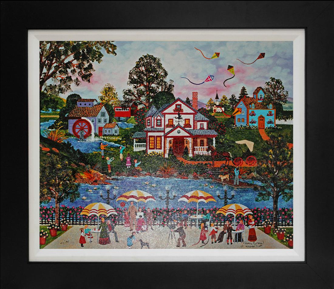 Jane Wooster Scott Limited Edition canvas Family Portrait (1 of 1)