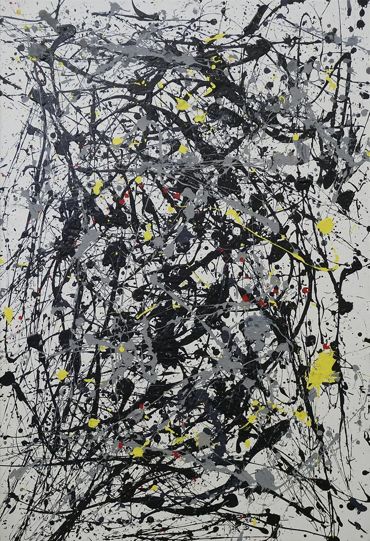 Original Abstract oil on canvas by Michael Schofield (1 of 1)