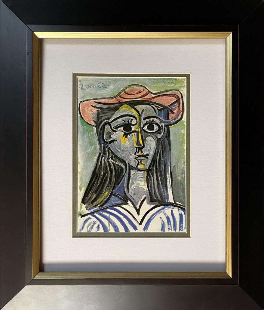 Pablo Picasso color plate lithograph from 1970 (1 of 1)