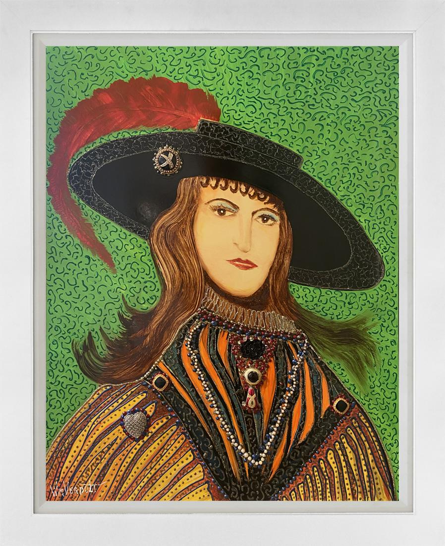 Original oil on panel by William Verdult Kings and Queens series (1 of 1)