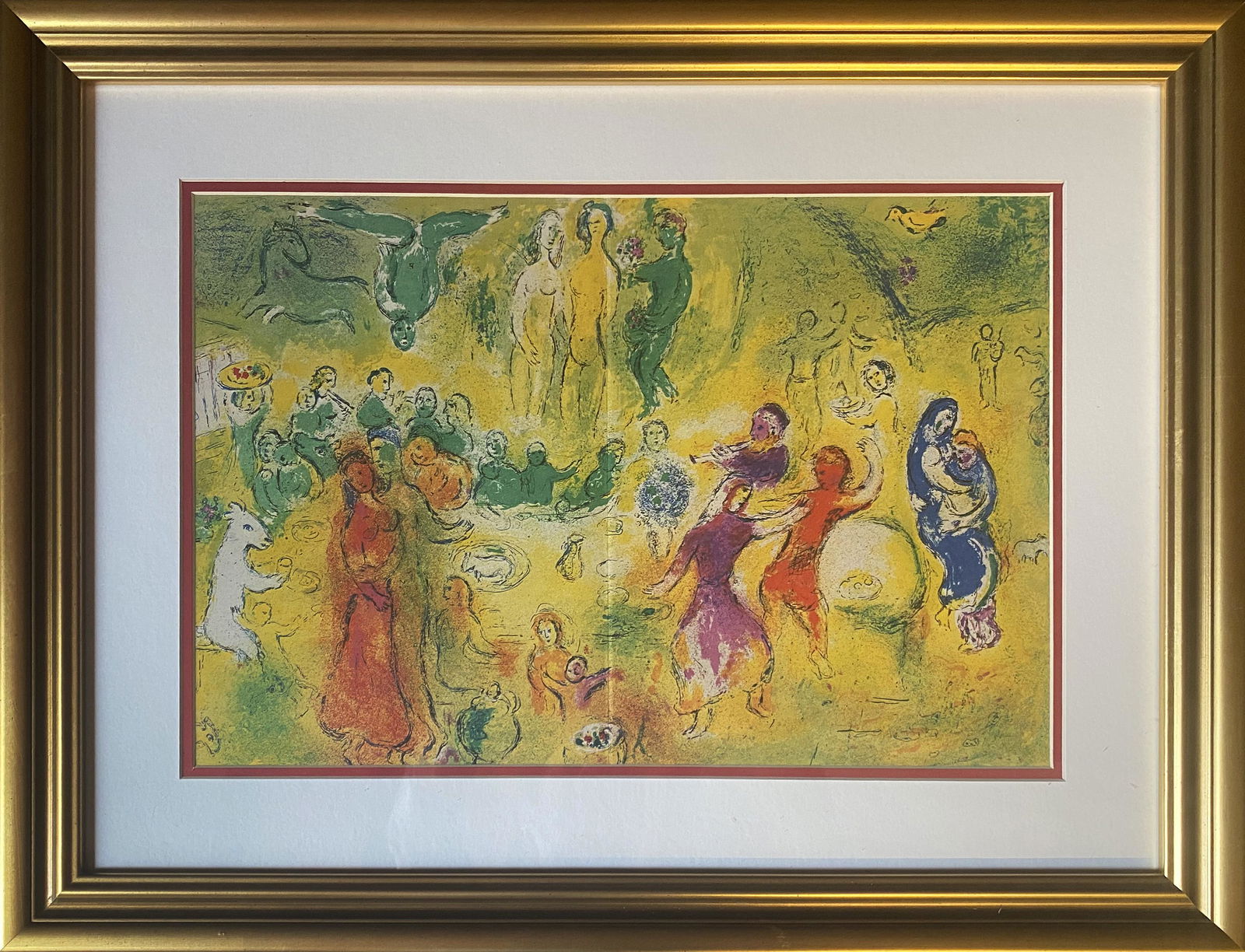 Marc Chagall Hand signed Lithograph after Chagall  from 1977 (1 of 1)