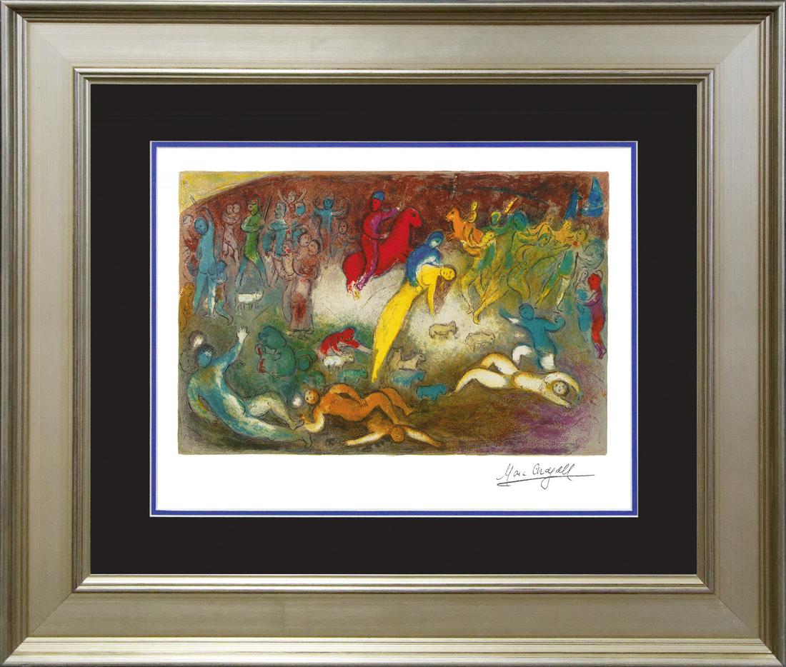 Chloe is carried off by the Methymneans Marc Chagall  Limited Edition after Chagall (1 of 1)