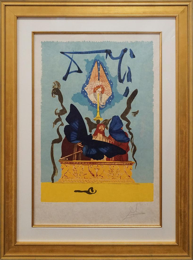 Salvador Dali The Resurrection Judgement Original Lithograph Limited Edition Hand signed and: Salvador Dali The Resurrection Judgement Original Lithograph Limited Edition Hand signed and numbered Salvador Dali The Resurrection Judgement Original Lithograph Limited Edition Hand signed and numbe