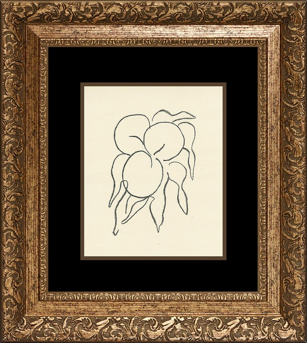 A Henri Matisse Lithograph from 1950: 1950 Lithograph on Arches paper by Matisse. Approx. 20x22 inches. Professionally framed. Includes documentation.