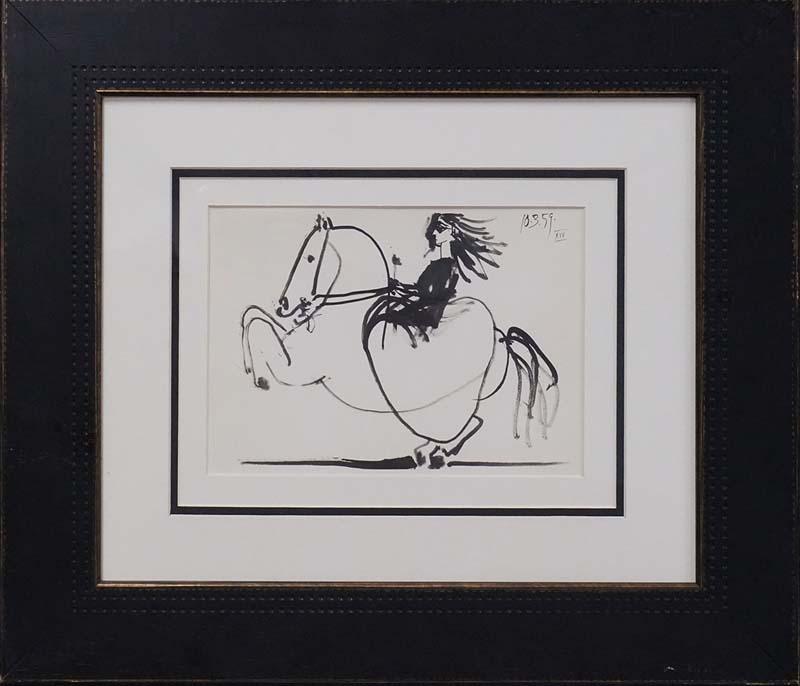 1961 Pablo Picasso Original Lithograph Dessins. (1 of 1)