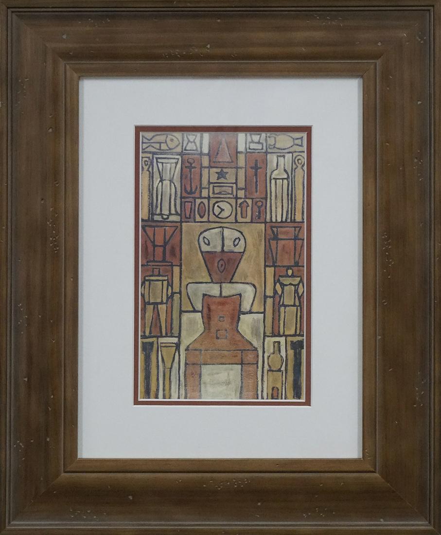 Torres Garcia Lithograph after Torres Garcia from 1972 b luxury (1 of 1)