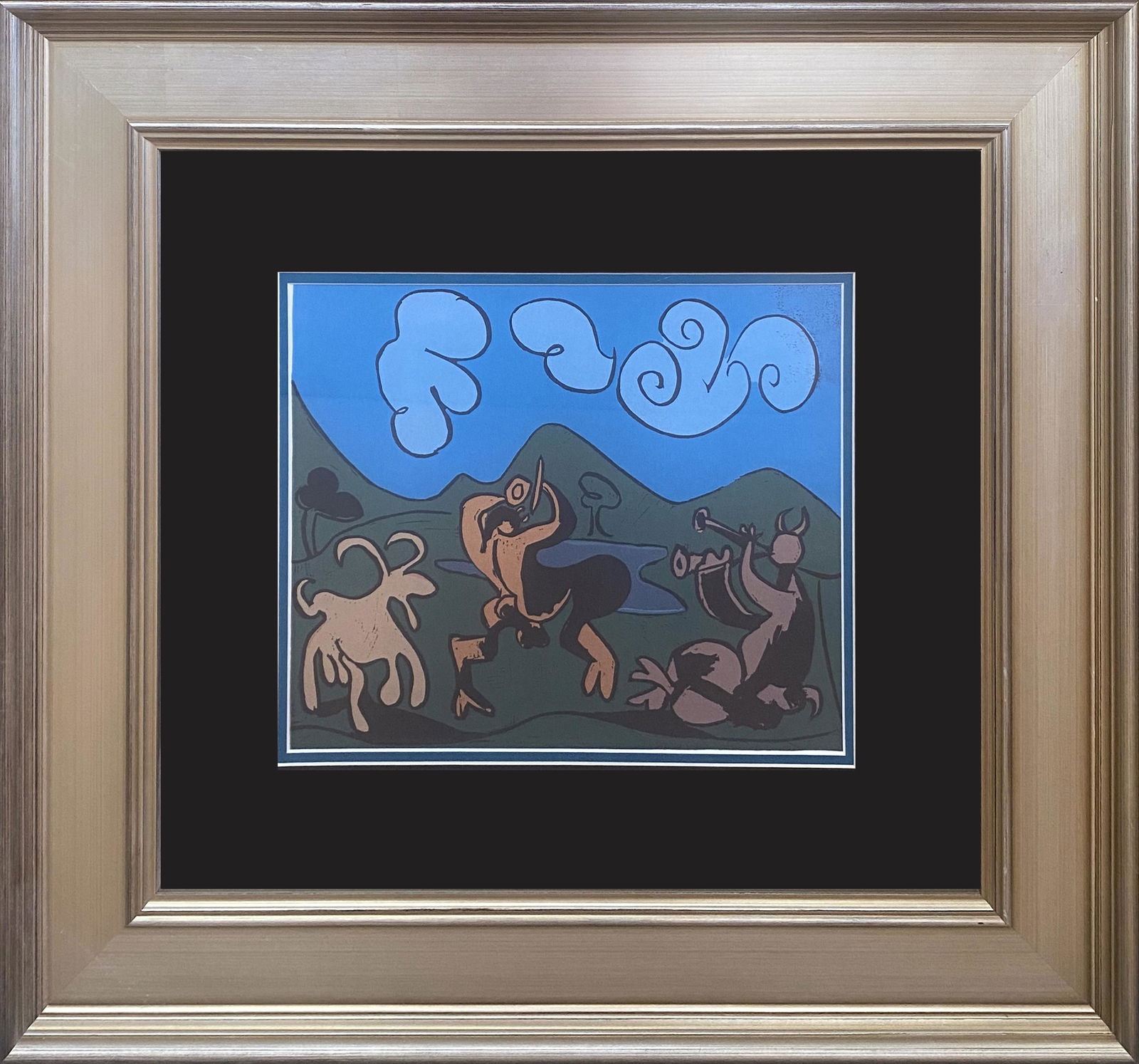 Pablo Picasso original linocut 1970 b luxury (1 of 1)