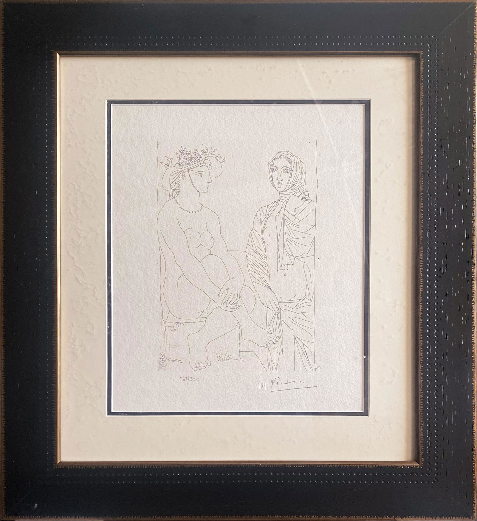 Pablo Picasso lithograph  with museum official stamp limited edition of 300 numbered (1 of 1)