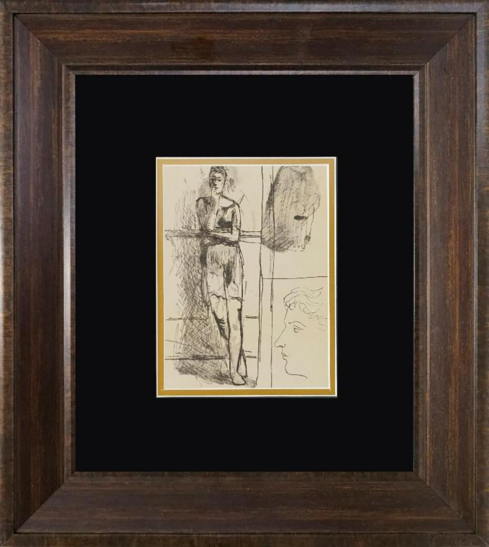 Pablo Picasso Lithograph after Picasso: Pablo Picasso lithograph over 90 years old Approx. 20x24 inches. Professionally framed. Includes certificate of authenticity.