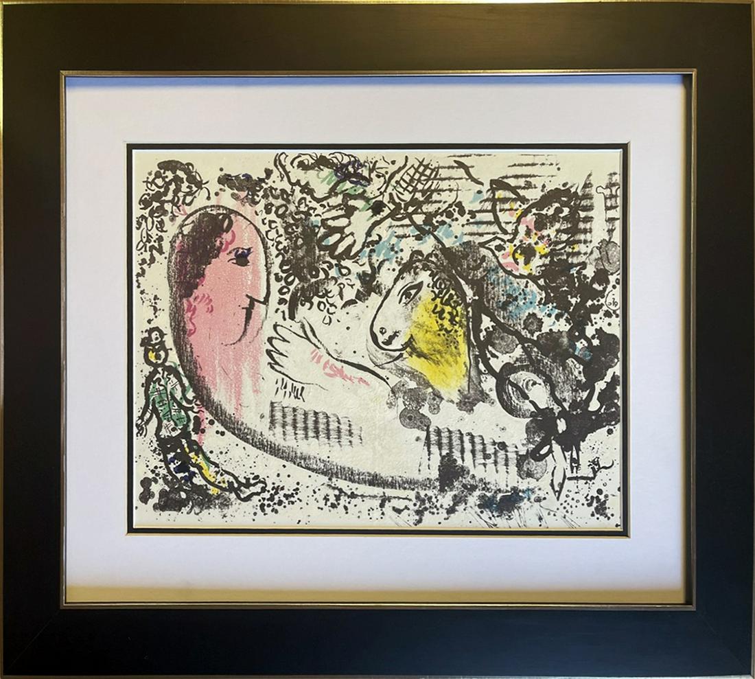 Marc Chagall Original Lithograph after Chagall 1970 (1 of 1)