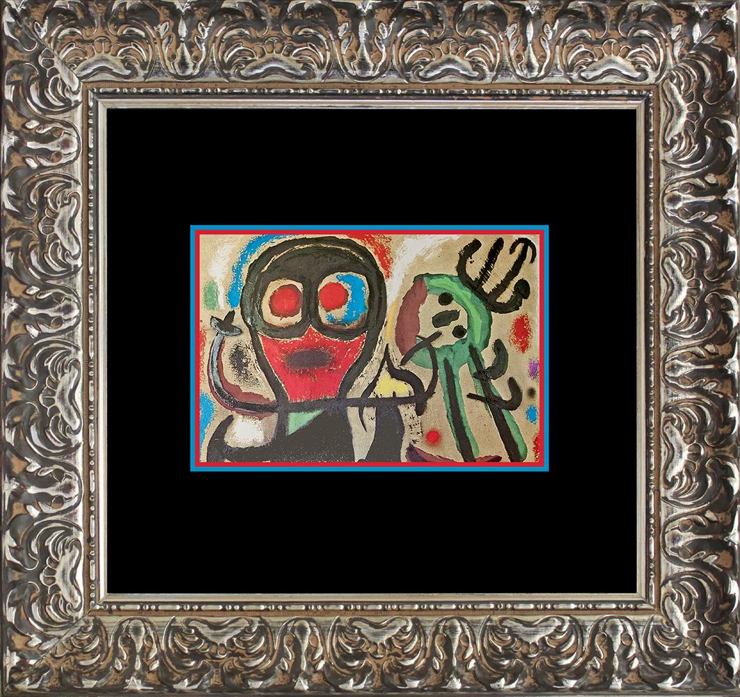 Joan Miro Color Plate Lithograph after Miro 1968 (1 of 1)