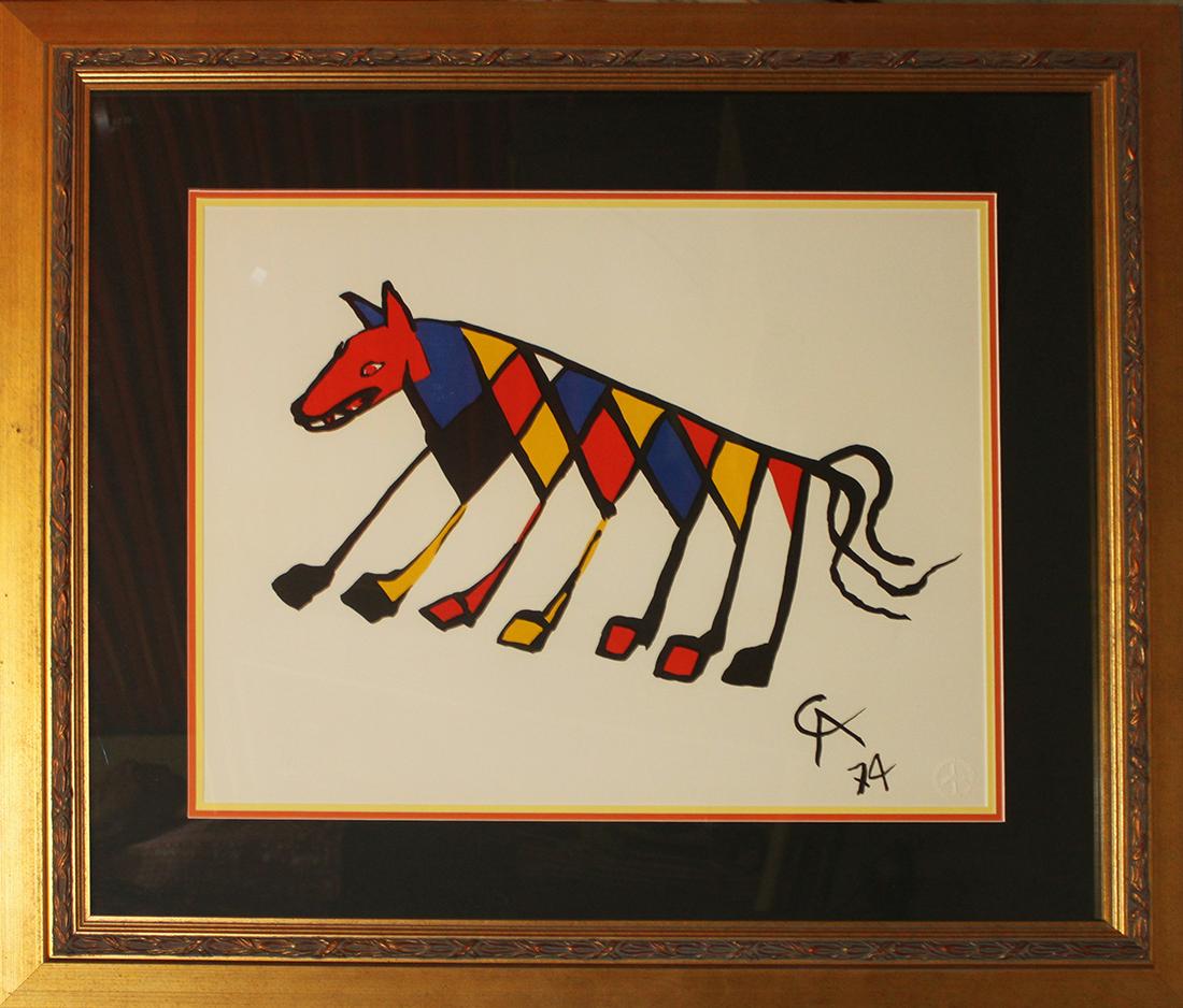 A  Alexander Calder Original Lithograph Beastie Animal (1 of 1)