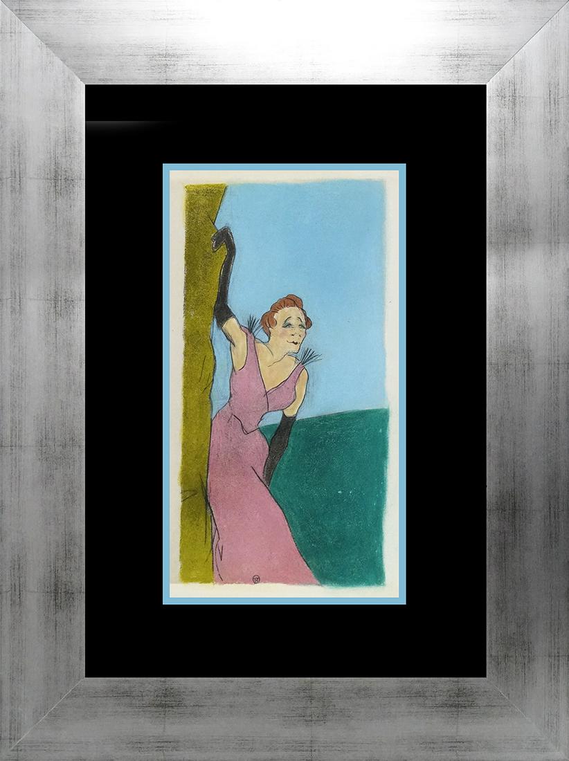 A  Toulouse Lautrec Hand Coloured Lithograph after Lautrec over 60 years ago (1 of 1)