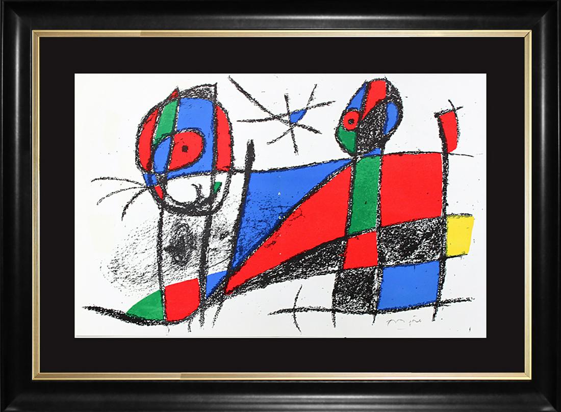 A Joan Miro Hand Signed Original Lithograph after Miro (1 of 1)
