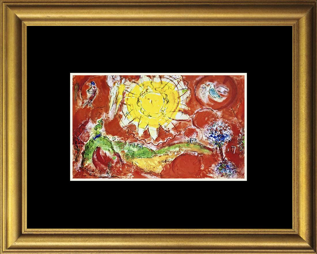 Marc Chagall Hand signed Lithograph Mourlot Press from 1969 (1 of 1)