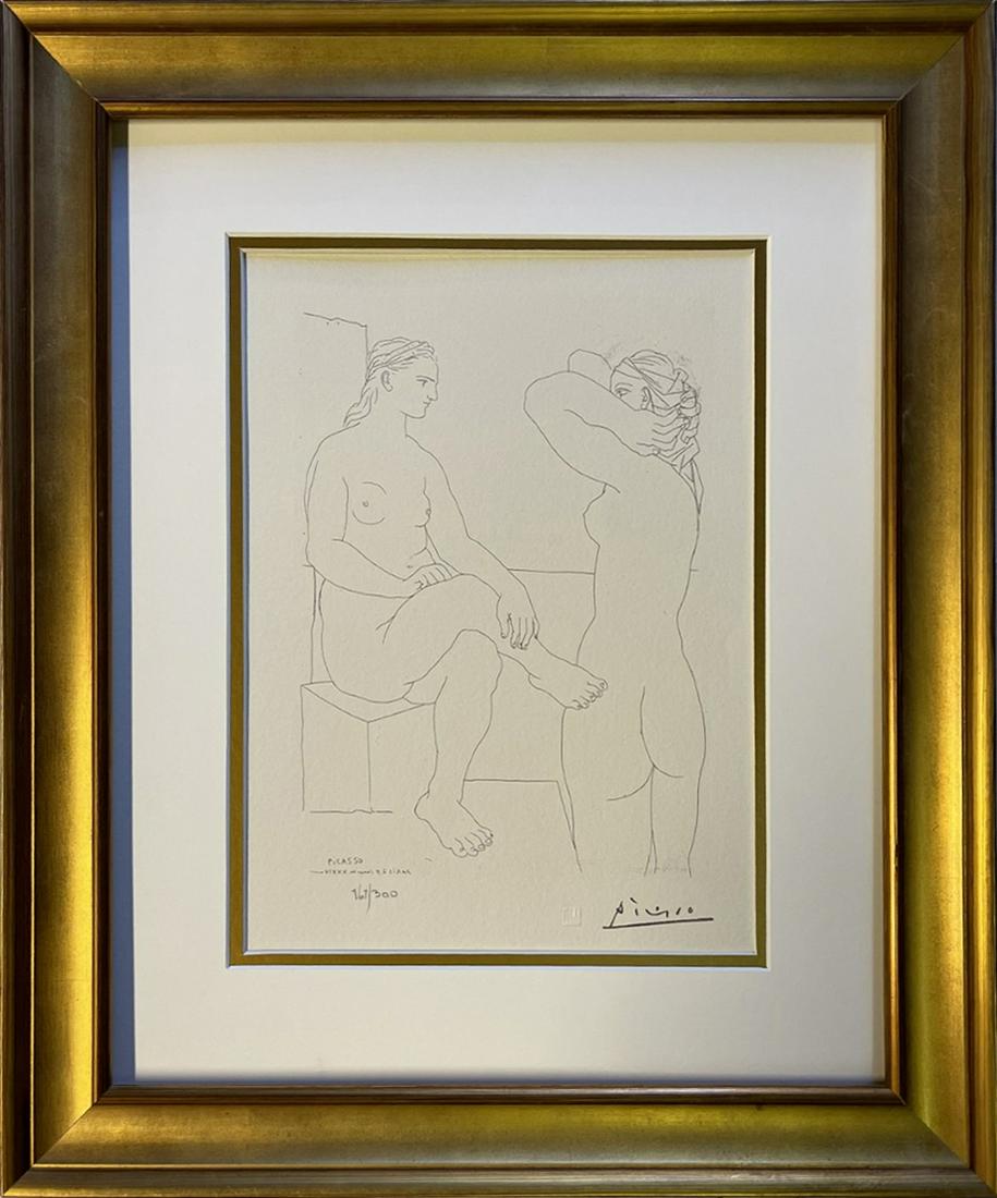 Pablo Picasso lithograph  with museum official stamp limited edition of 300 numbered (1 of 1)
