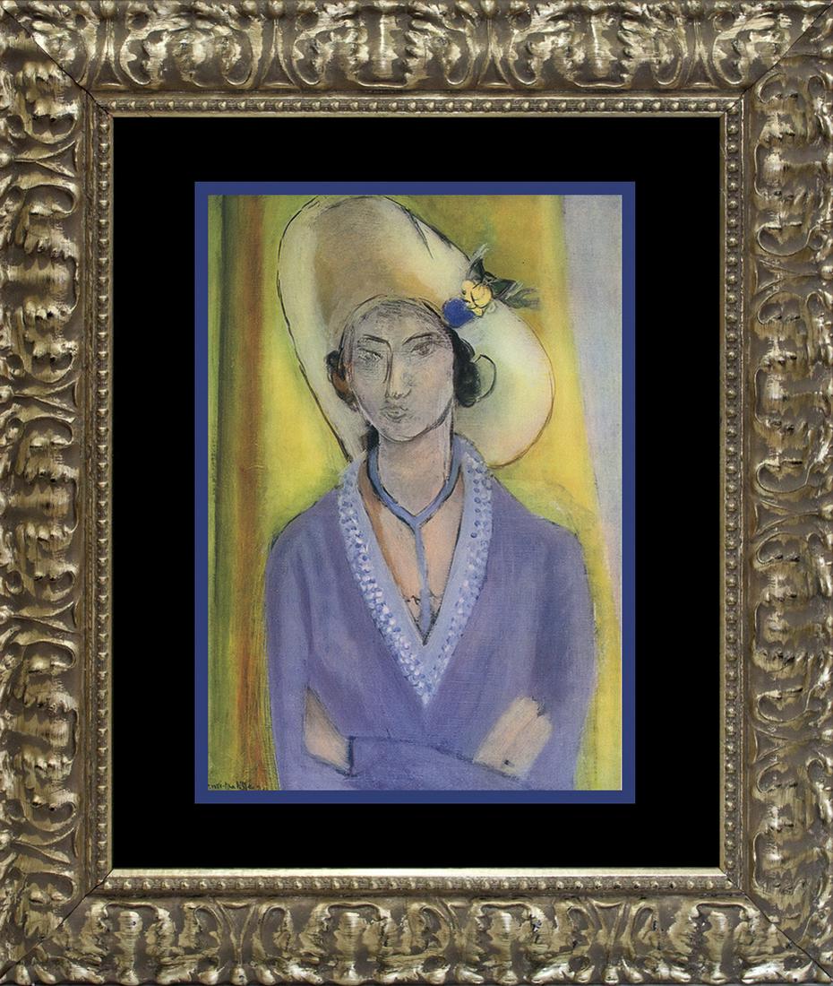 Henri Matisse Lithograph after Henri Matisse from 1948: Henri Matisse Lithograph after Henri Matisse from 1948. The signature is in the plate. Approx 24x20 inches. Professionally framed. Includes documentation
