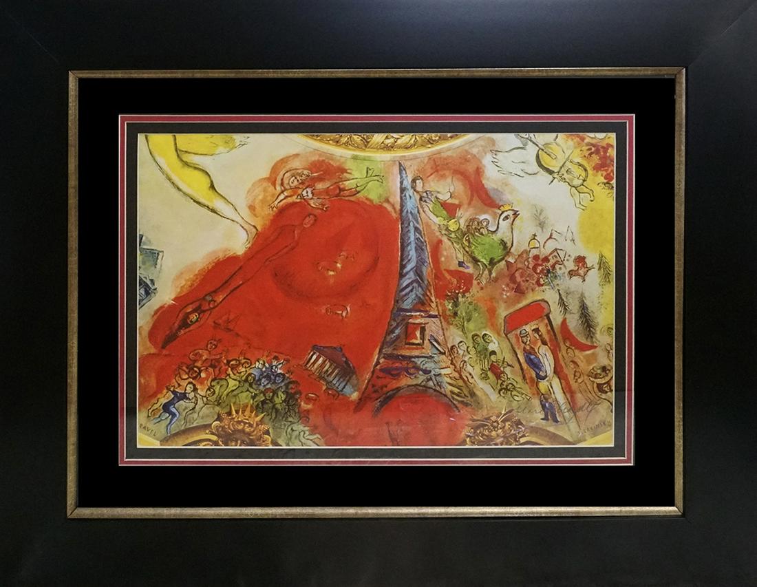 Marc Chagall Hand signed Lithograph after Chagall (1 of 1)