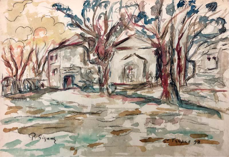 Paul Signac original watercolor on paper (1 of 1)