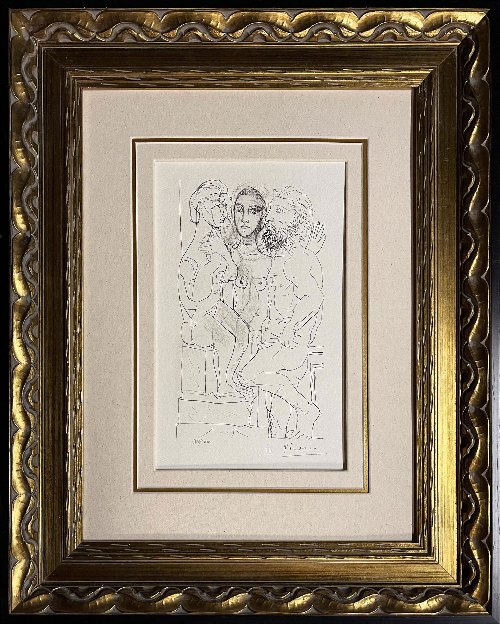 Pablo Picasso lithograph  limited edition with museum official stamp (1 of 1)