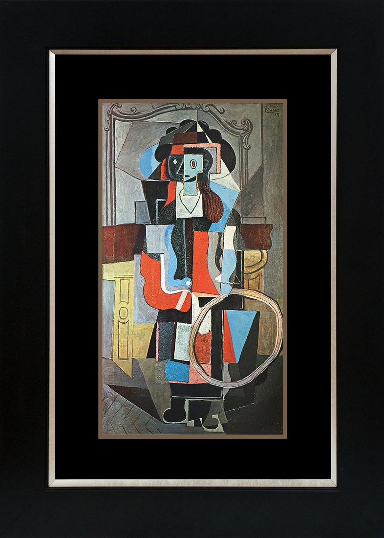 Pablo Picasso Color Plate Lithograph after Picasso from 1969: Pablo Picasso color plate lithograph from 1969 Approx 24x20 inches Custom framed and includes certificate.